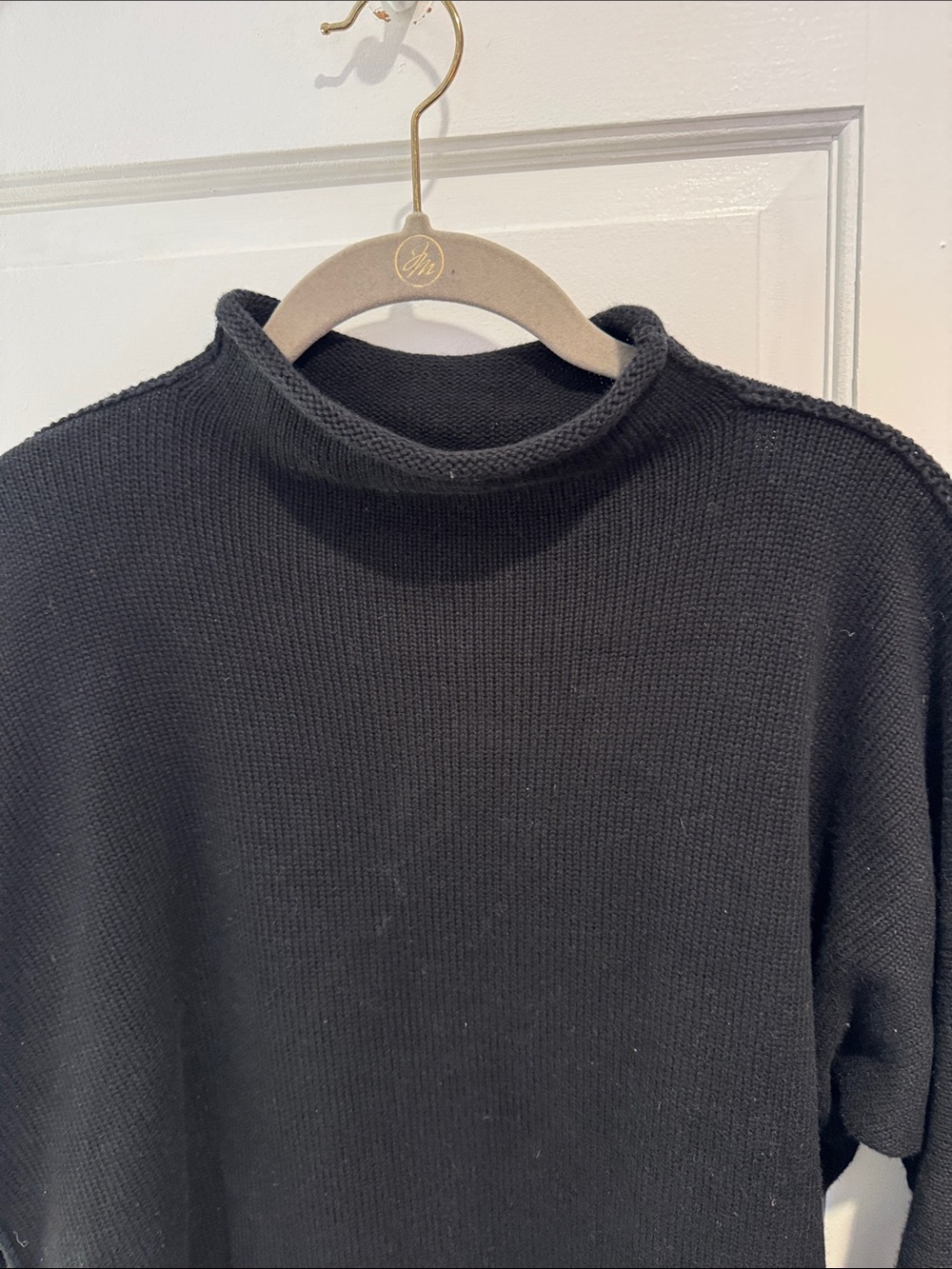 Frank & Eileen Black rollneck Sweater - Picture 2 of 6